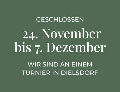 Reitwelt geschlossen